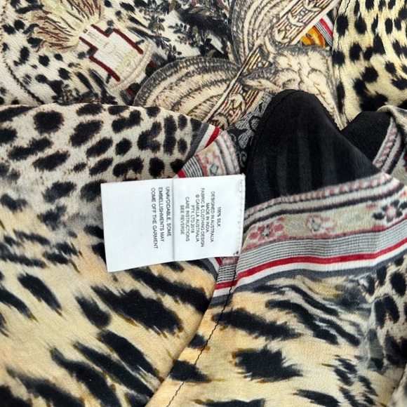 Camilla embellished silk tank top. Size medium - Picture 6 of 15